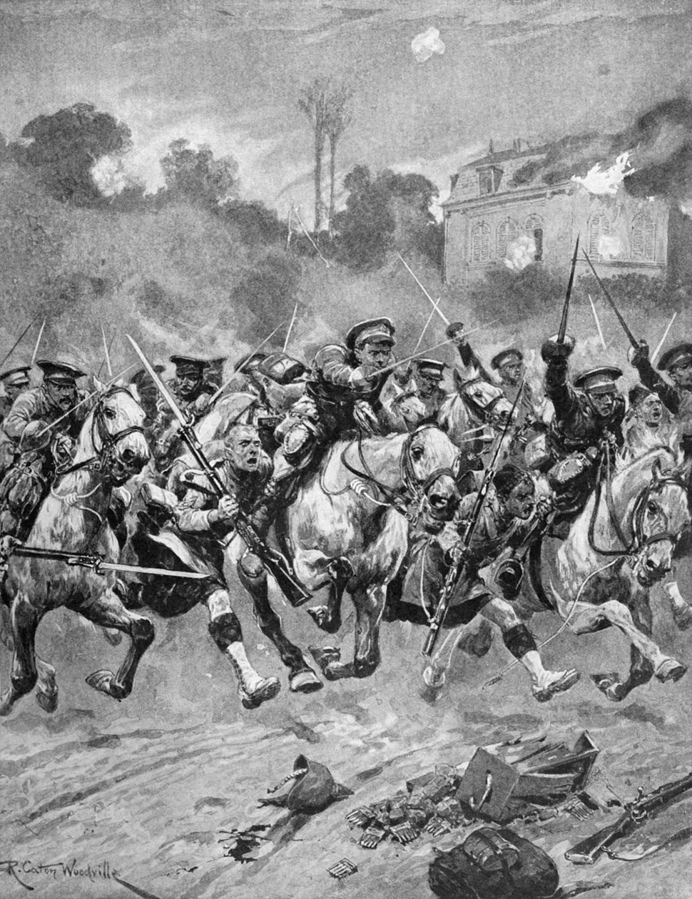 1. Dünya Savaşı - St Quentin Savaşı 1914 by Richard Caton II Woodville