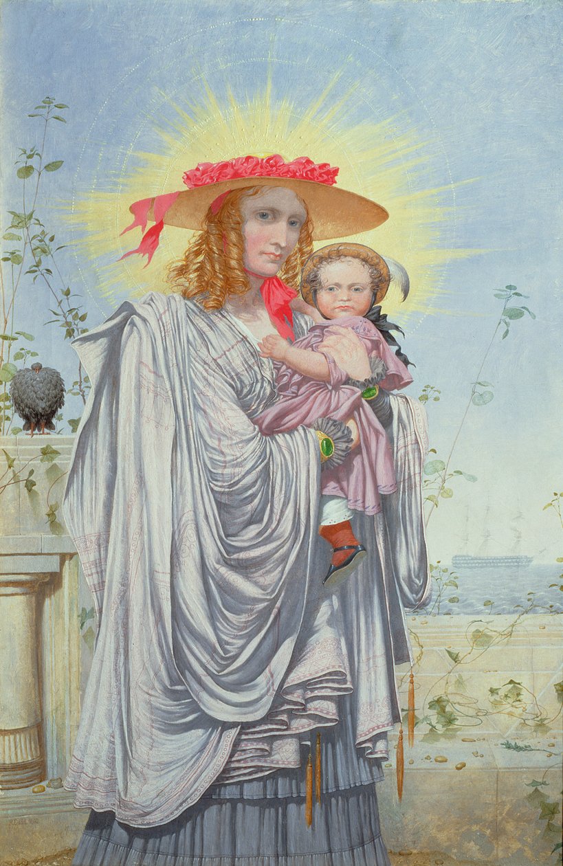 Anne ve Çocuk, 1860 by Richard Dadd
