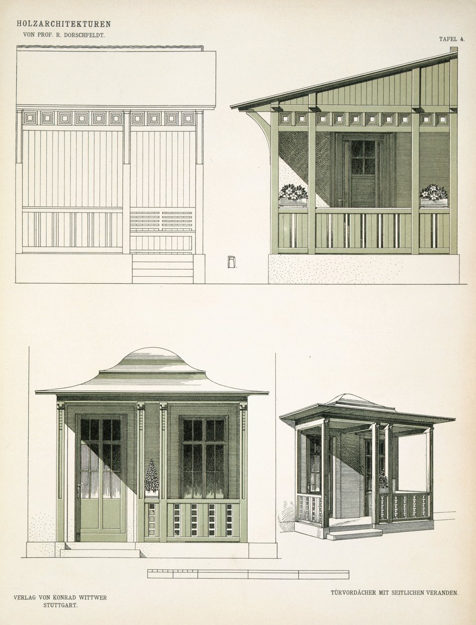 Ahşapta Mimari, c.1900 by Richard Dorschfeldt