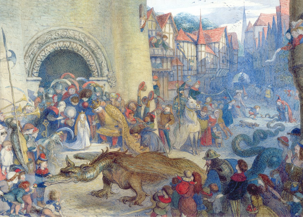Küçük Prensesin Doğum Günü Ejderhası by Richard Doyle