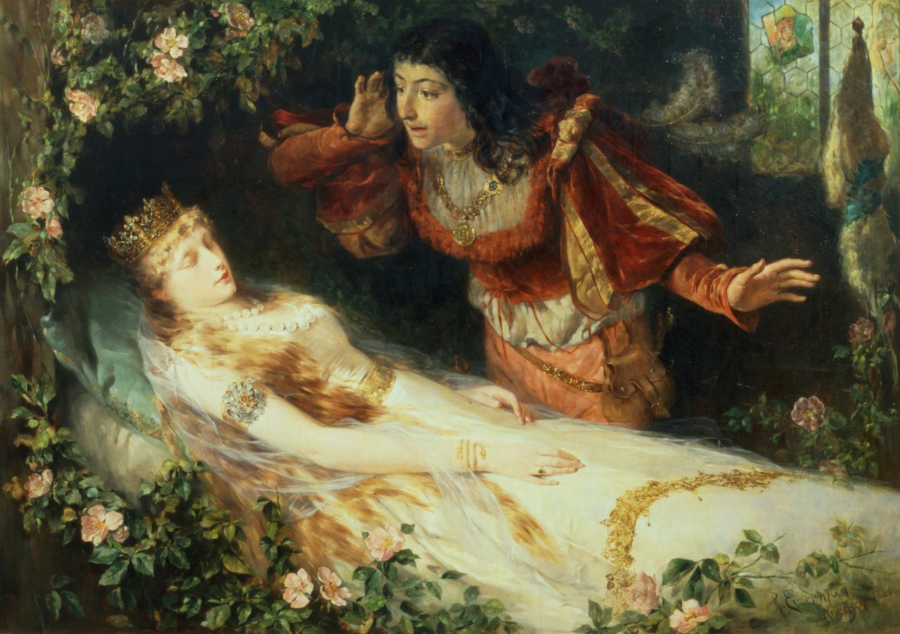 Uyuyan Güzel, 1881 by Richard Eisermann