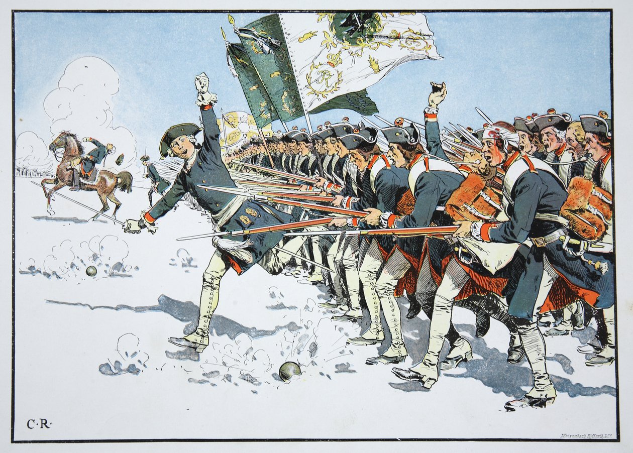 Mollwitz Savaşı, 10 Nisan 1741 by Richard Knoetel