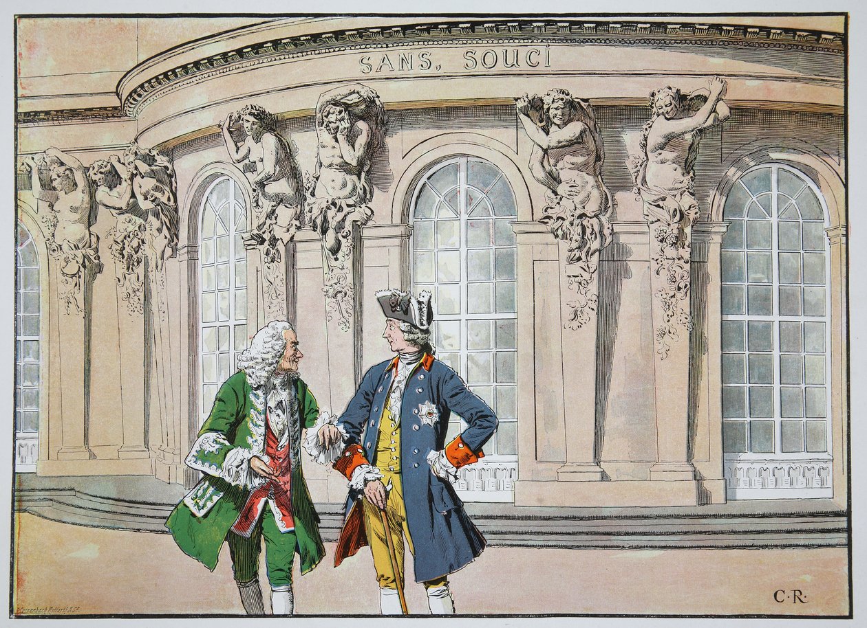 Kral Frederick ve Voltaire by Richard Knoetel