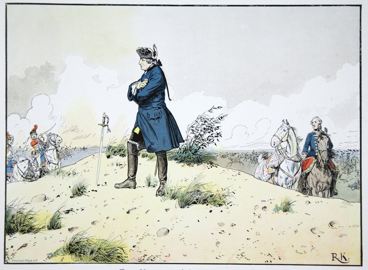 Kunersdorf, 12 Ağustos 1759 by Richard Knoetel