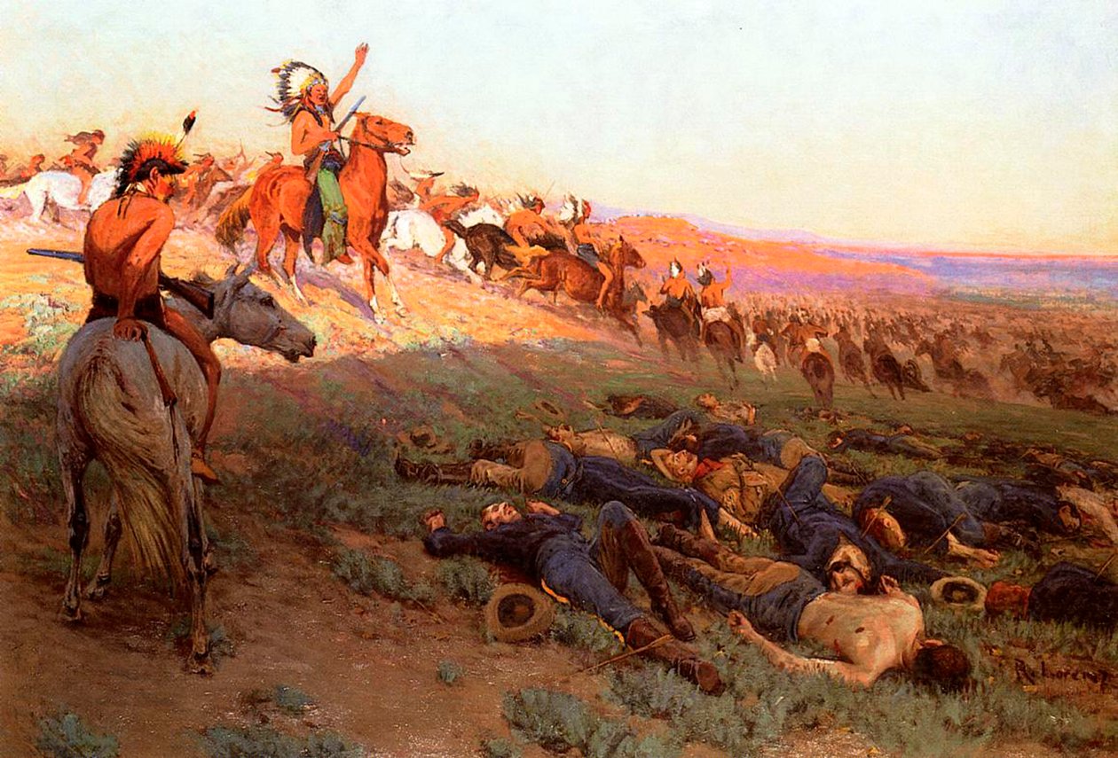 Custers Son Direniş, c.1914 by Richard Lorenz