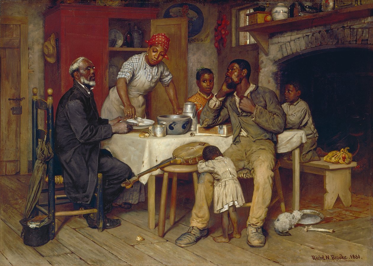 Bir Pastoral Ziyaret, 1881 by Richard Norris Brooke