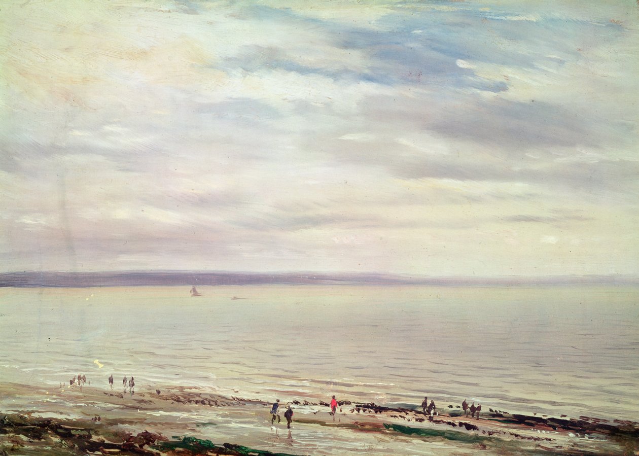 Deniz kenarında by Richard Parkes Bonington