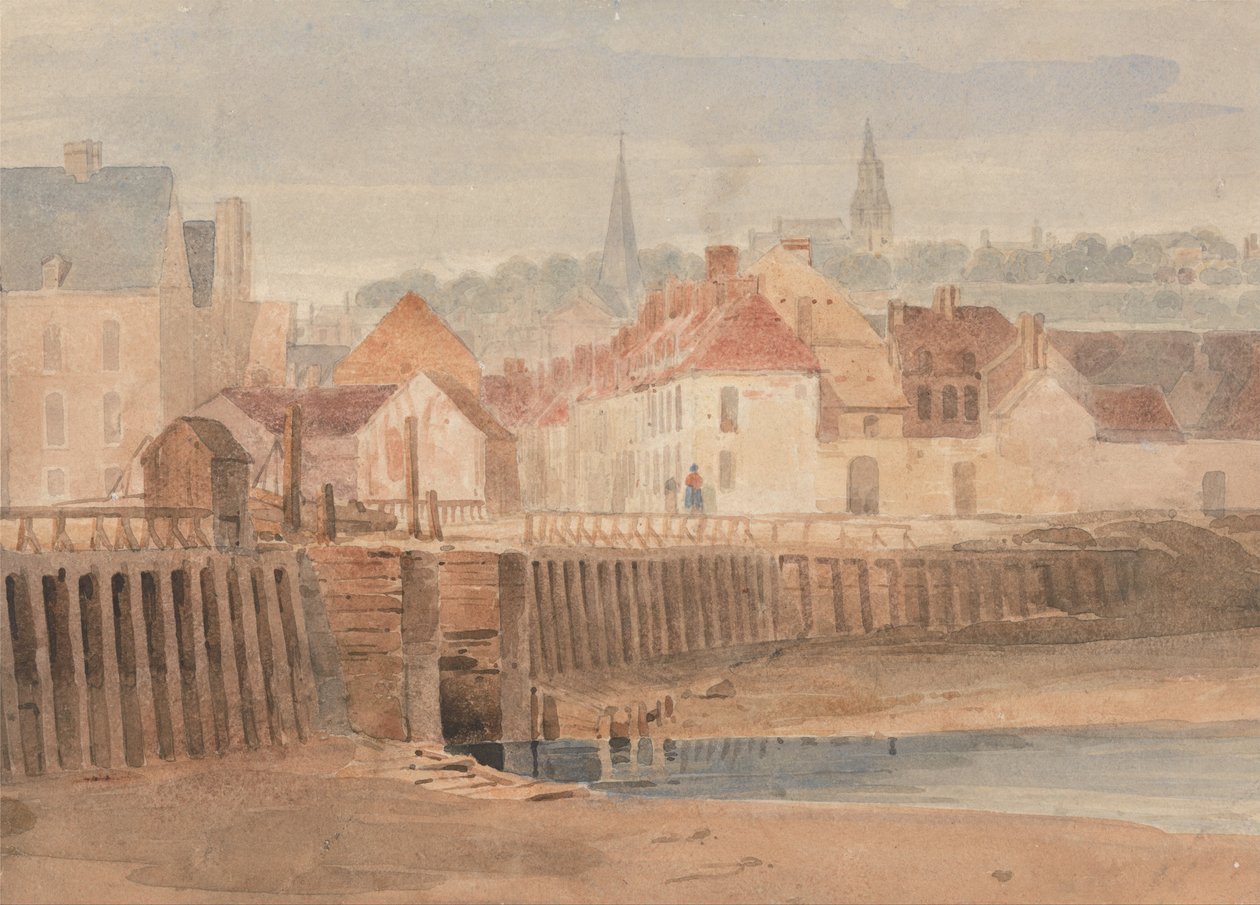 Boulogne Limanı by Richard Parkes Bonington