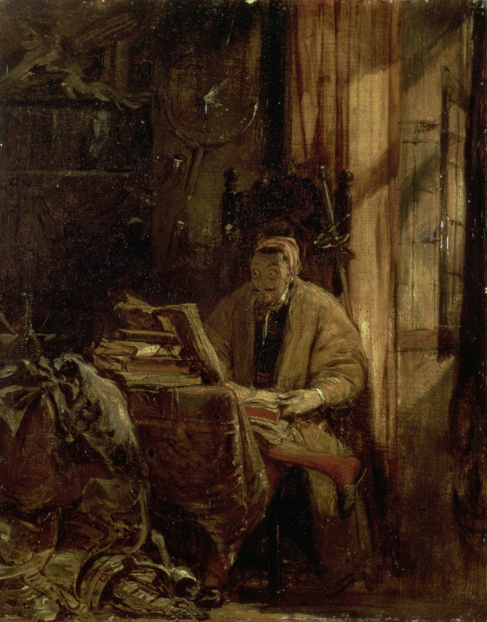 Don Kişot Çalışmasında by Richard Parkes Bonington