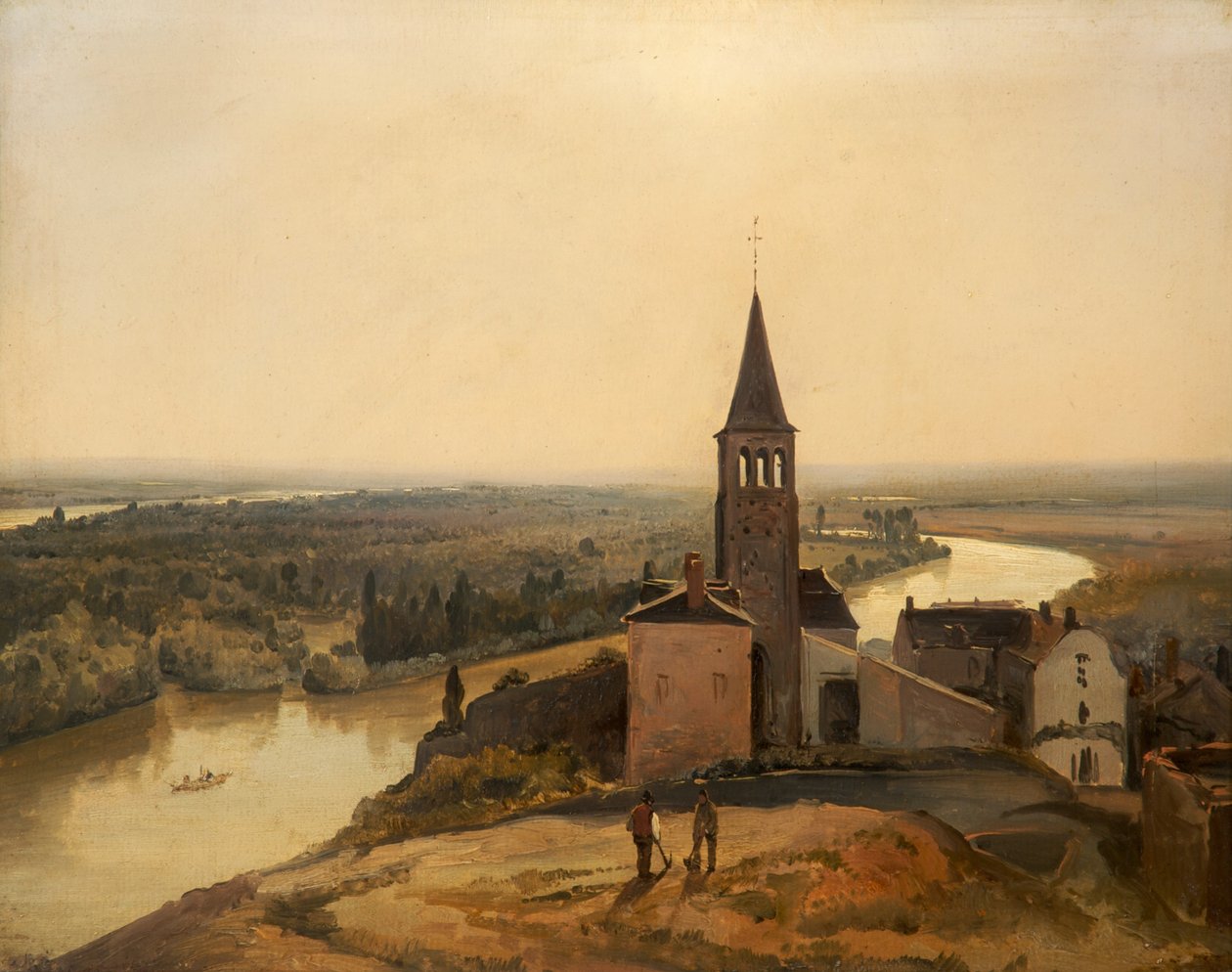 Rouen yakınlarında, 1817-28 by Richard Parkes Bonington