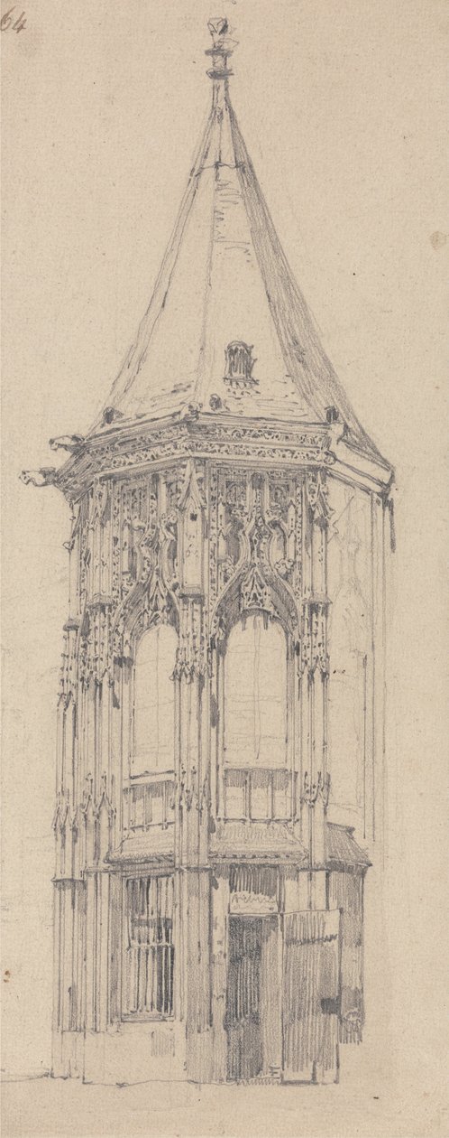 Adalet Sarayı, Rouen by Richard Parkes Bonington