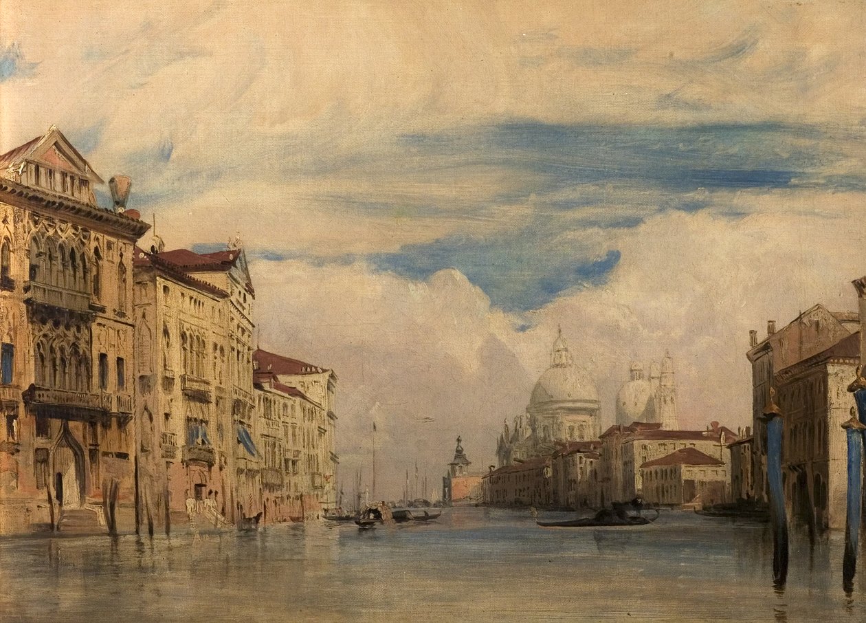 Büyük Kanal, Venedik, İtalya, 1826-27 by Richard Parkes Bonington