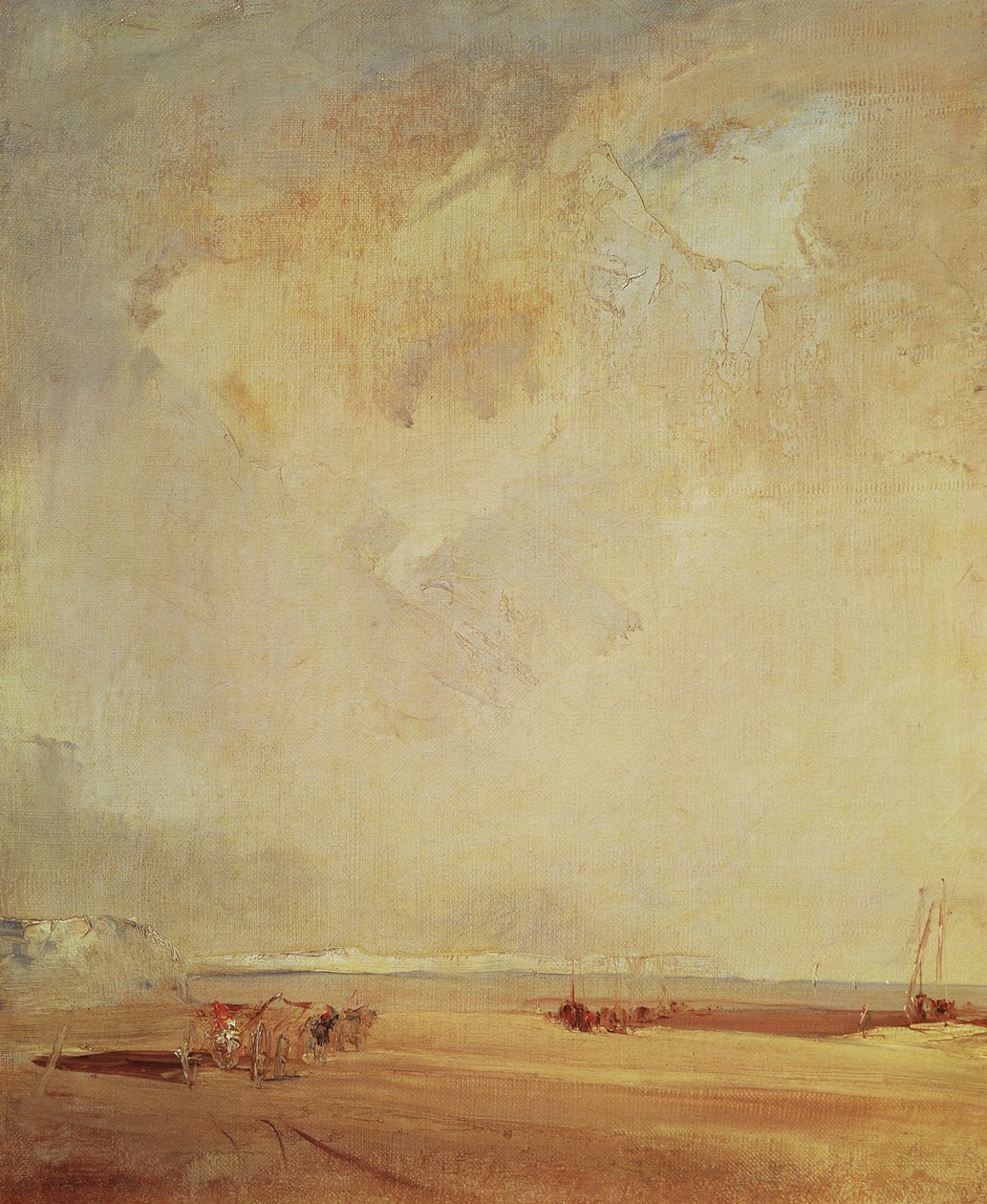 Normandiya Sahili Görünümü by Richard Parkes Bonington