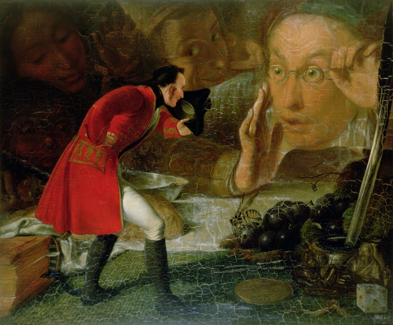 Gulliver Brobdingnag Çiftçisine Sergilendi by Richard Redgrave