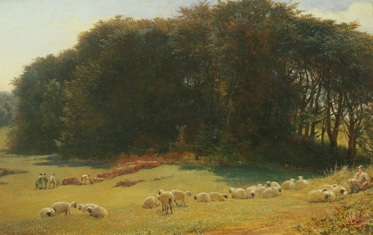 Tatlı Yaz Saati, 1869 by Richard Redgrave
