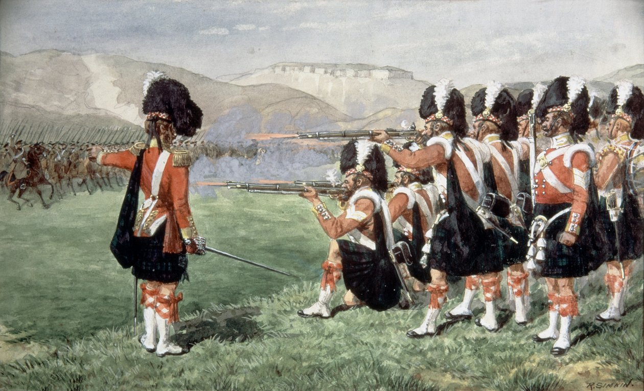 İnce Kırmızı Çizgi, 1854 by Richard Simkin