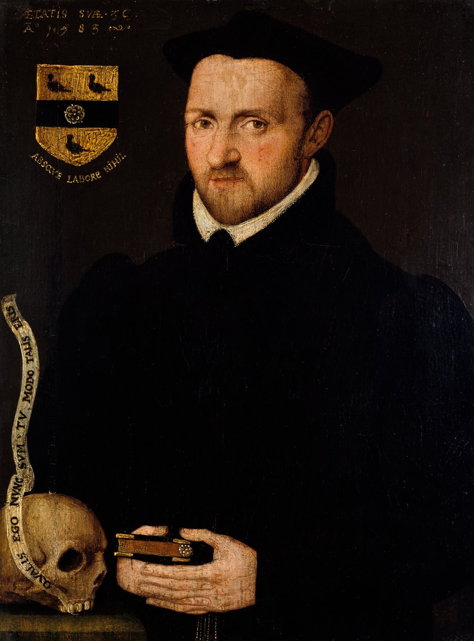 Portrait of Ralph Lumley, 1583  by Richard Stevens