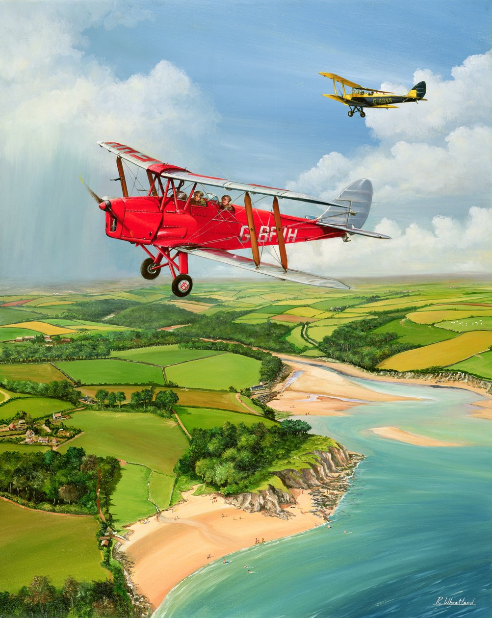 Mothecombe Güveleri, 1999 by Richard Wheatland