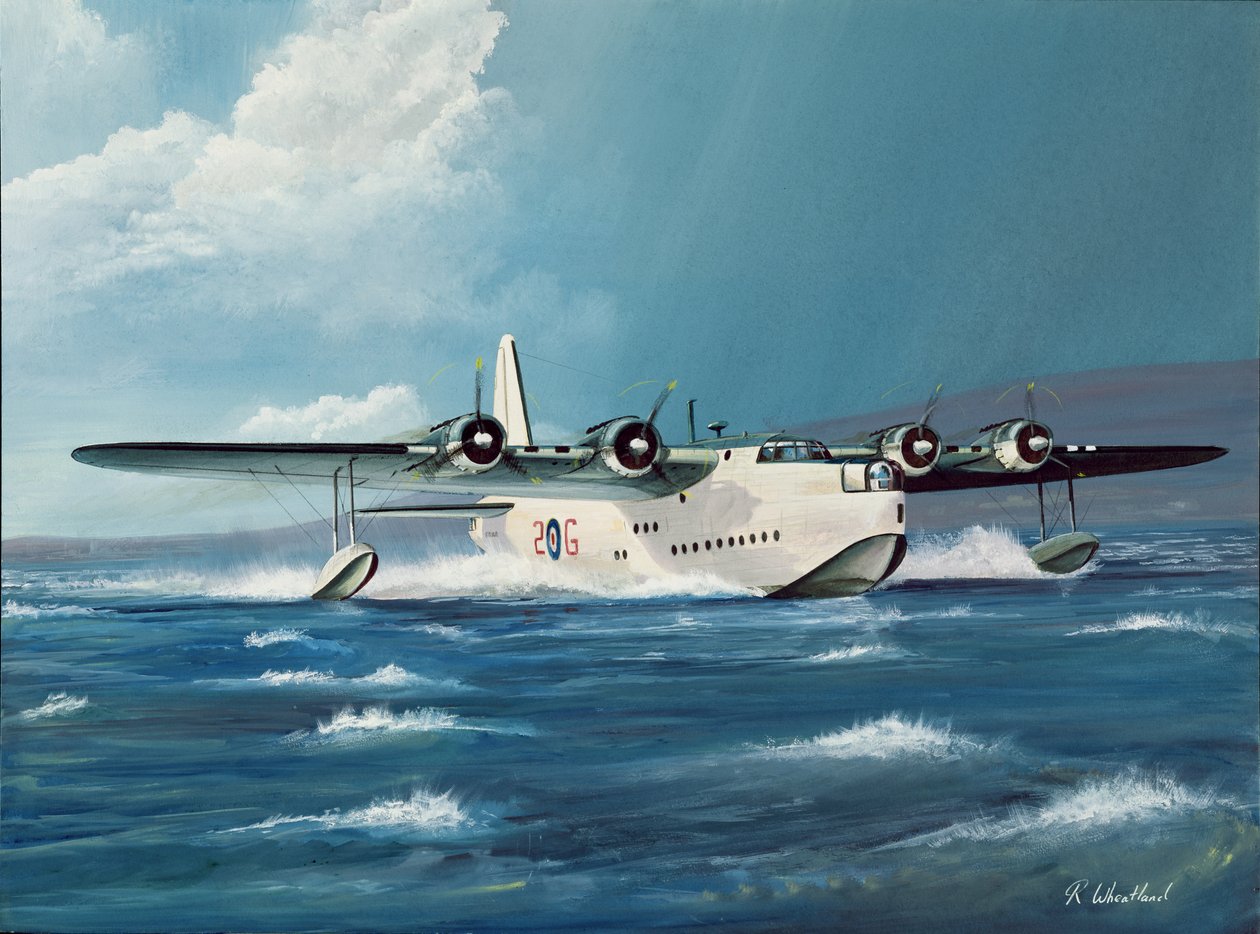 Kısa Sunderland, 1999 (gemide wc ve guaj boya) by Richard Wheatland