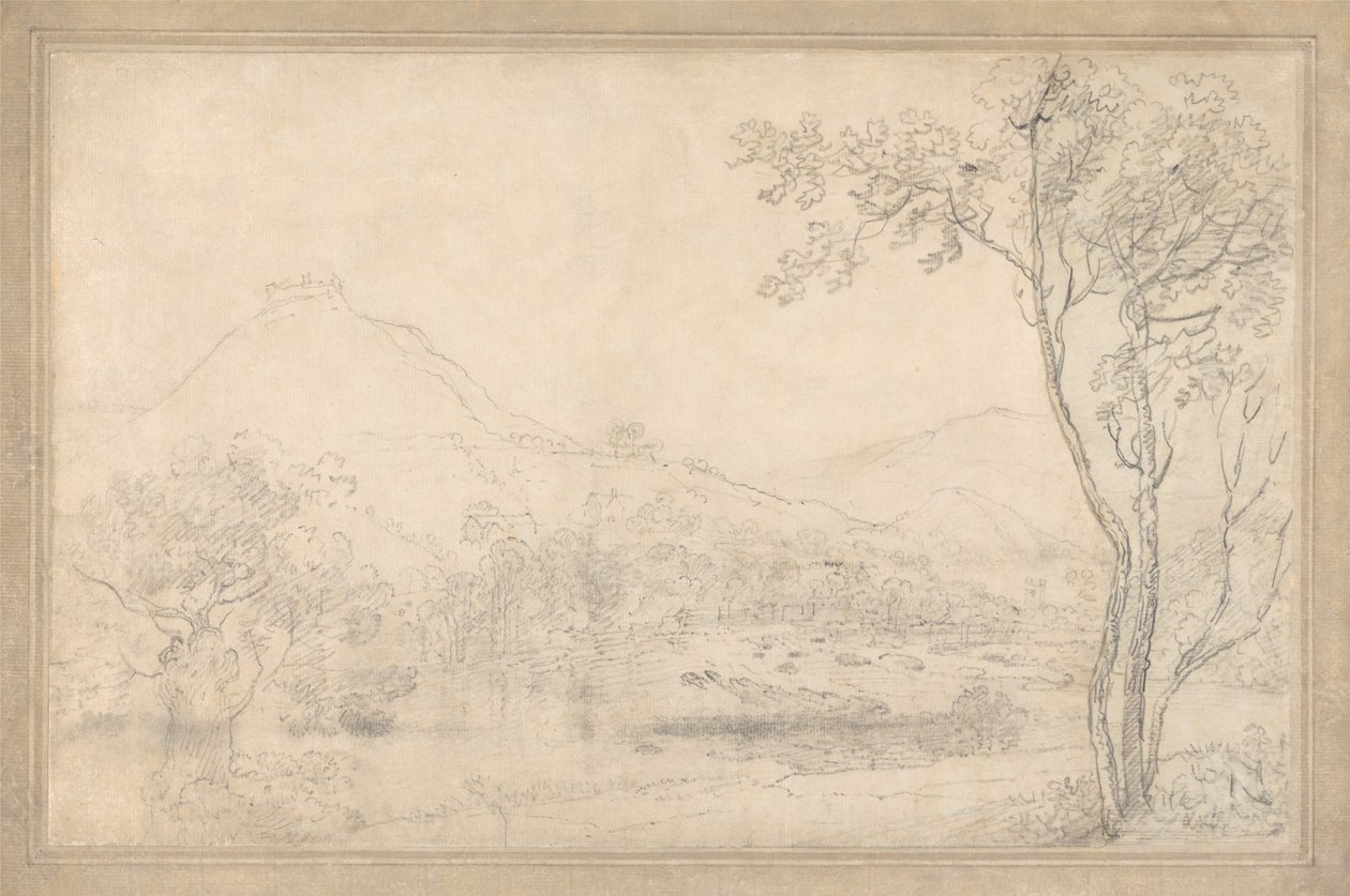 Dinas Bran Şatosu, Galler by Richard Wilson
