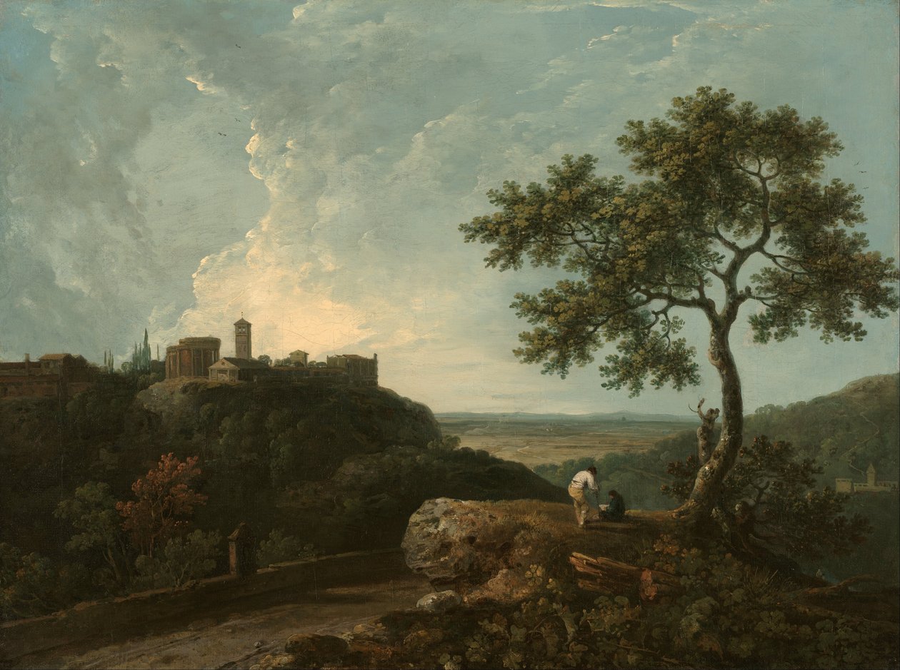 Tivoli - Sybil Tapınağı ve Campagna by Richard Wilson