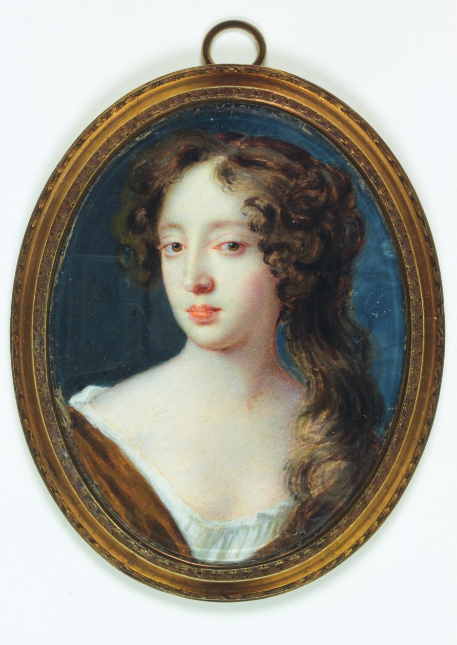 Leydi Elizabeth Percy, Ogle Kontesi (fildişi üzerine suluboya) by Richard  Gibson