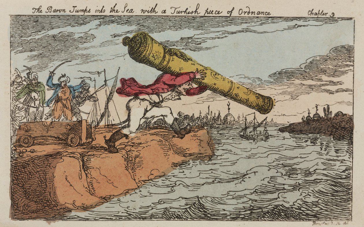 Baron Munchausen bir Türk topunu çaldı by John Pardon