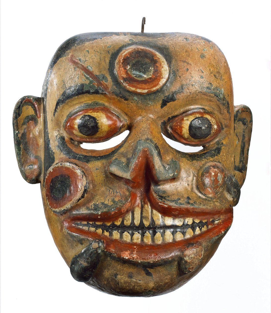 Yaralar ve sülüklerle kaplı Genel, Tamamlayıcı Tıp Maskesi, Sri Lanka by John Pardon
