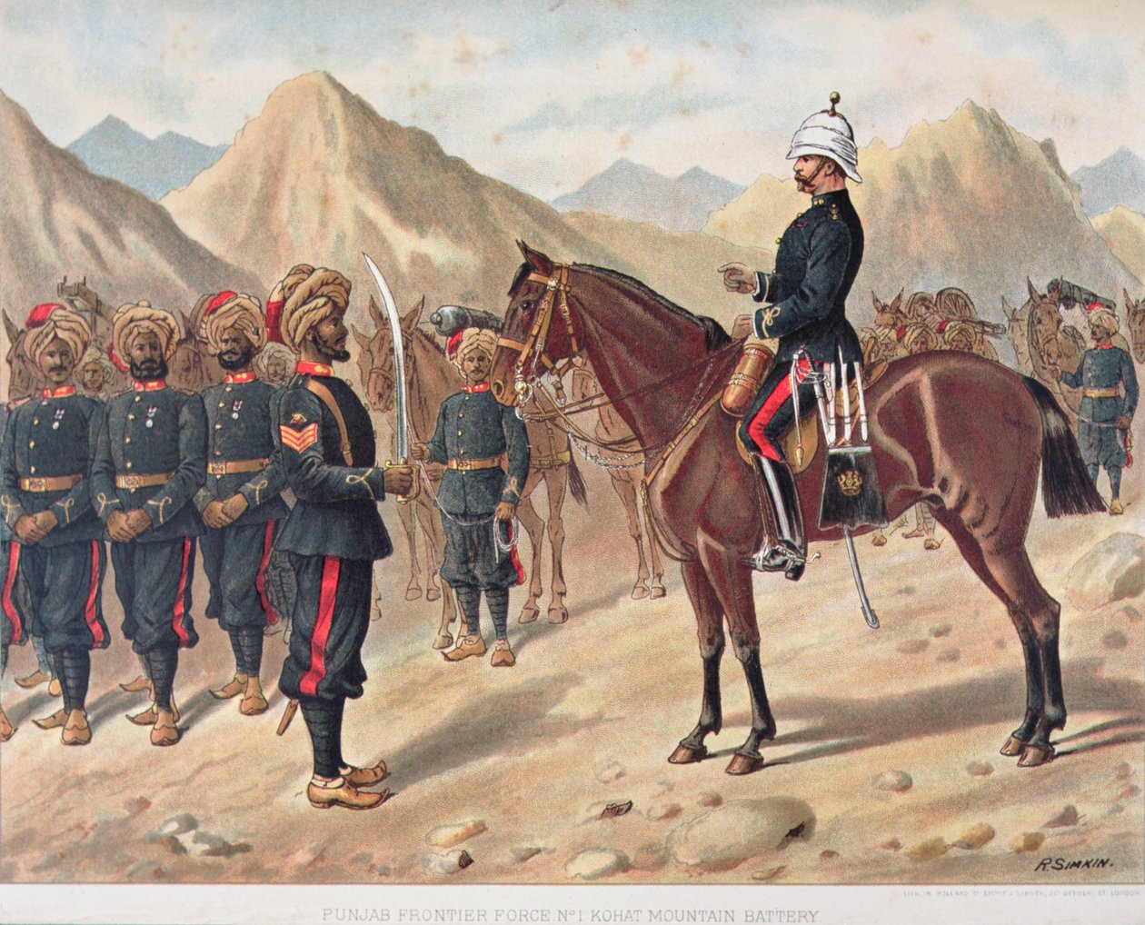 Punjab Frontier Force No.1 Kohat Mountain Battery, 1880
