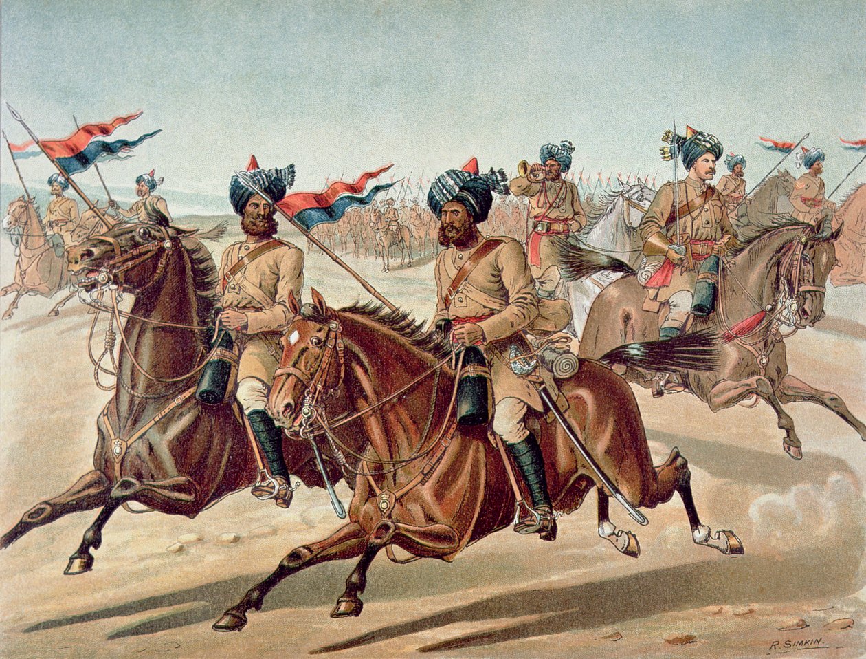 10. Bengal Lancers (saha Servis Kiti), 1880