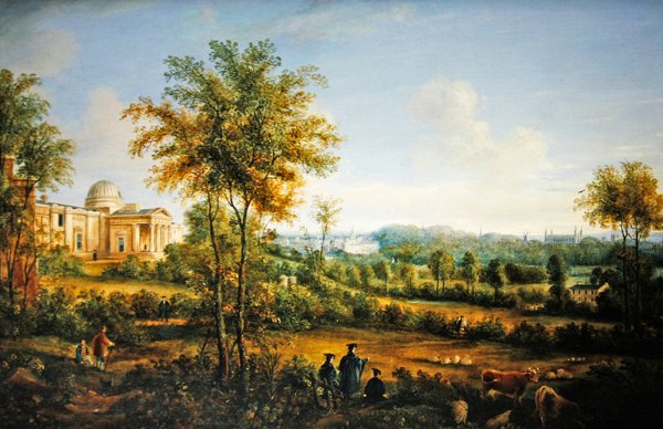 Gözlemevinden Cambridge (panelde yağ) by Richard Bankes Harraden