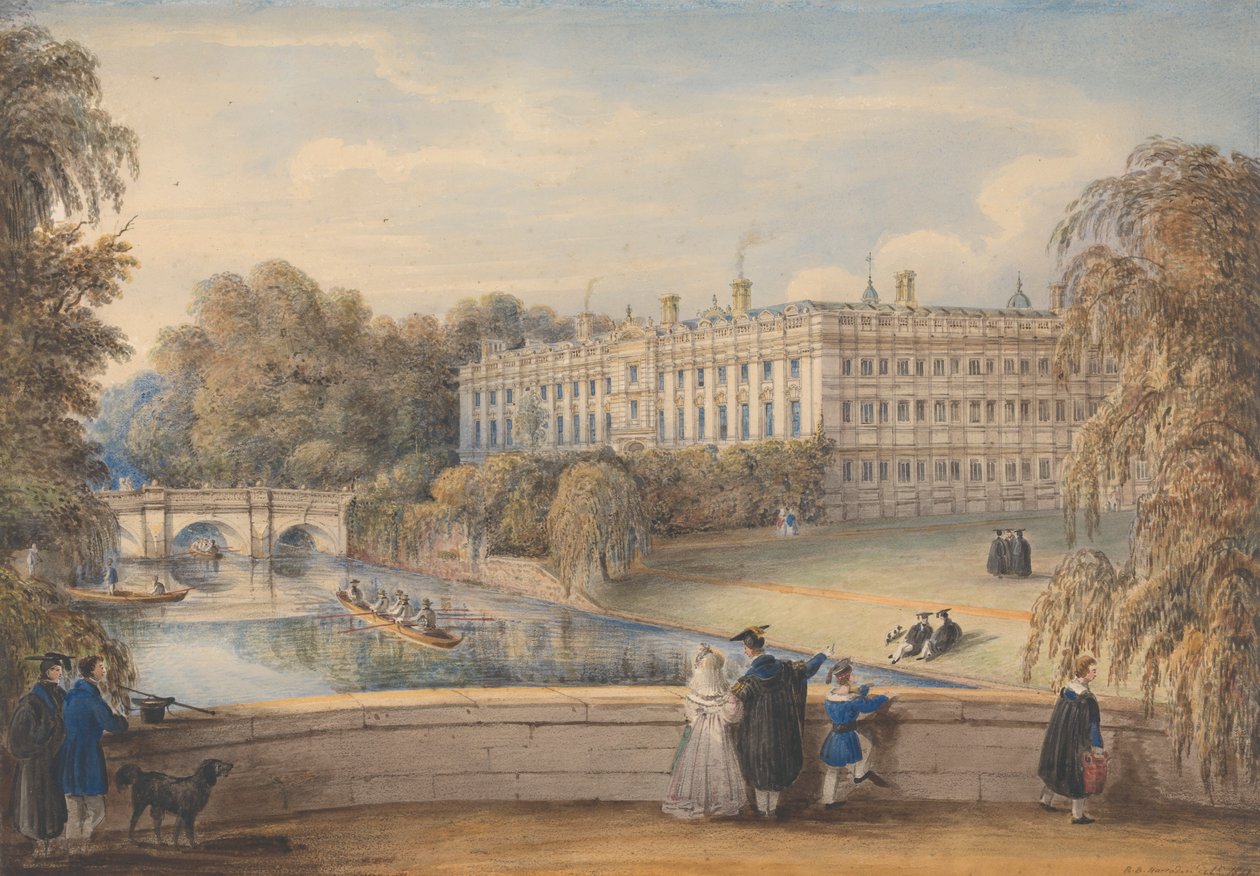 Clare Koleji, Cambridge by Richard Banks Harraden