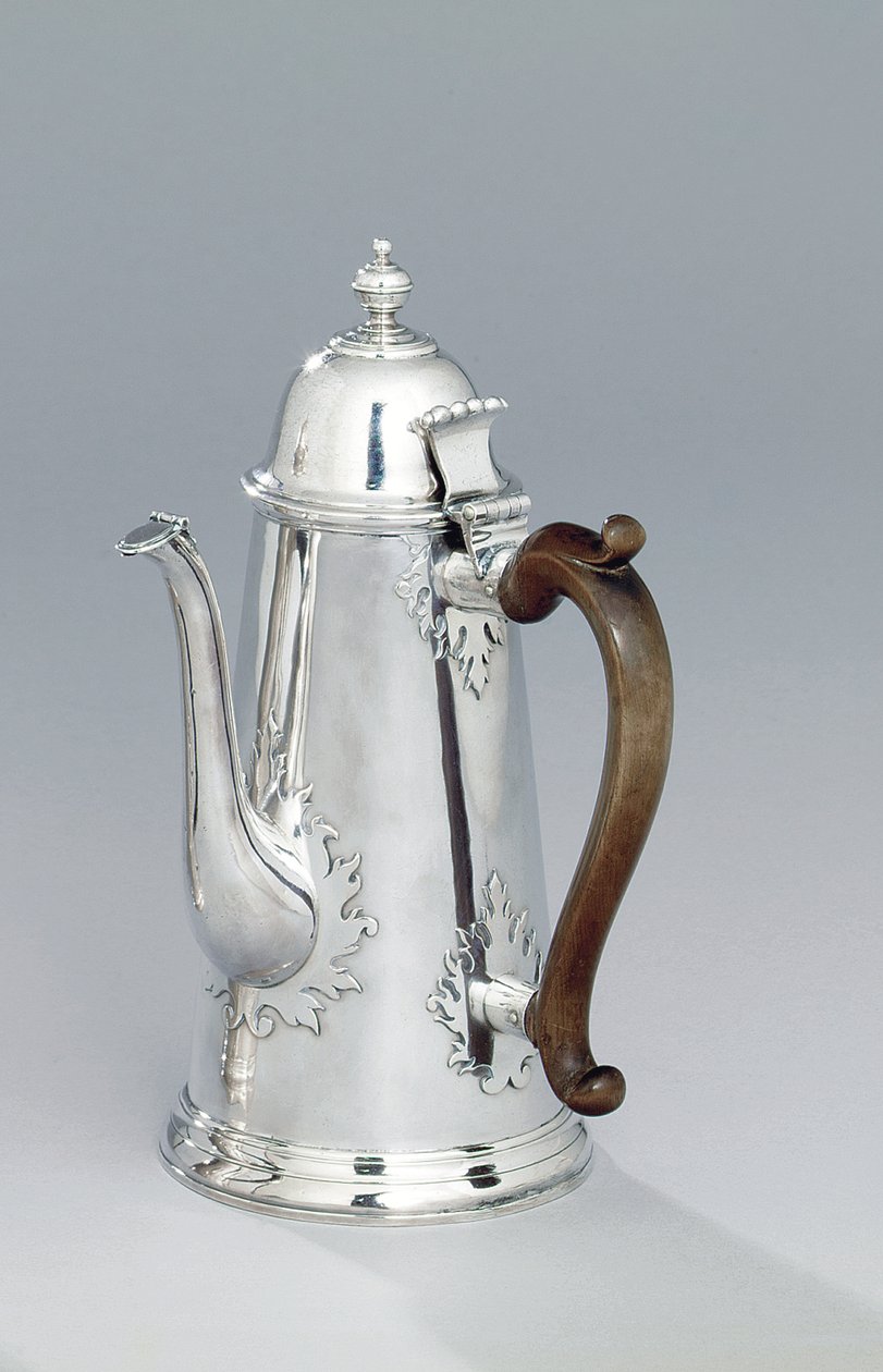 Queen Anne kahve demliği by Richard Bayley