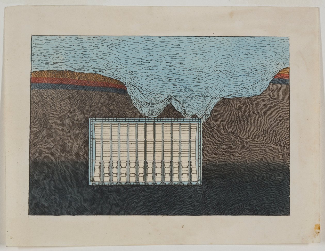 Kalkanın yıkanmış görünümü, 1818-39 dolayları (suluboya) by Richard Beamish