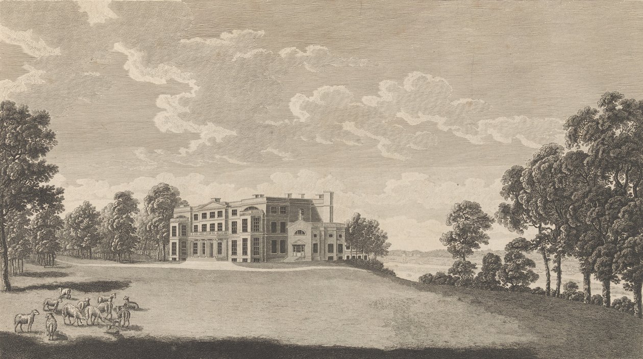 Belvidere Evi, Erith yakınlarındaki Kent County, Edward Hasted