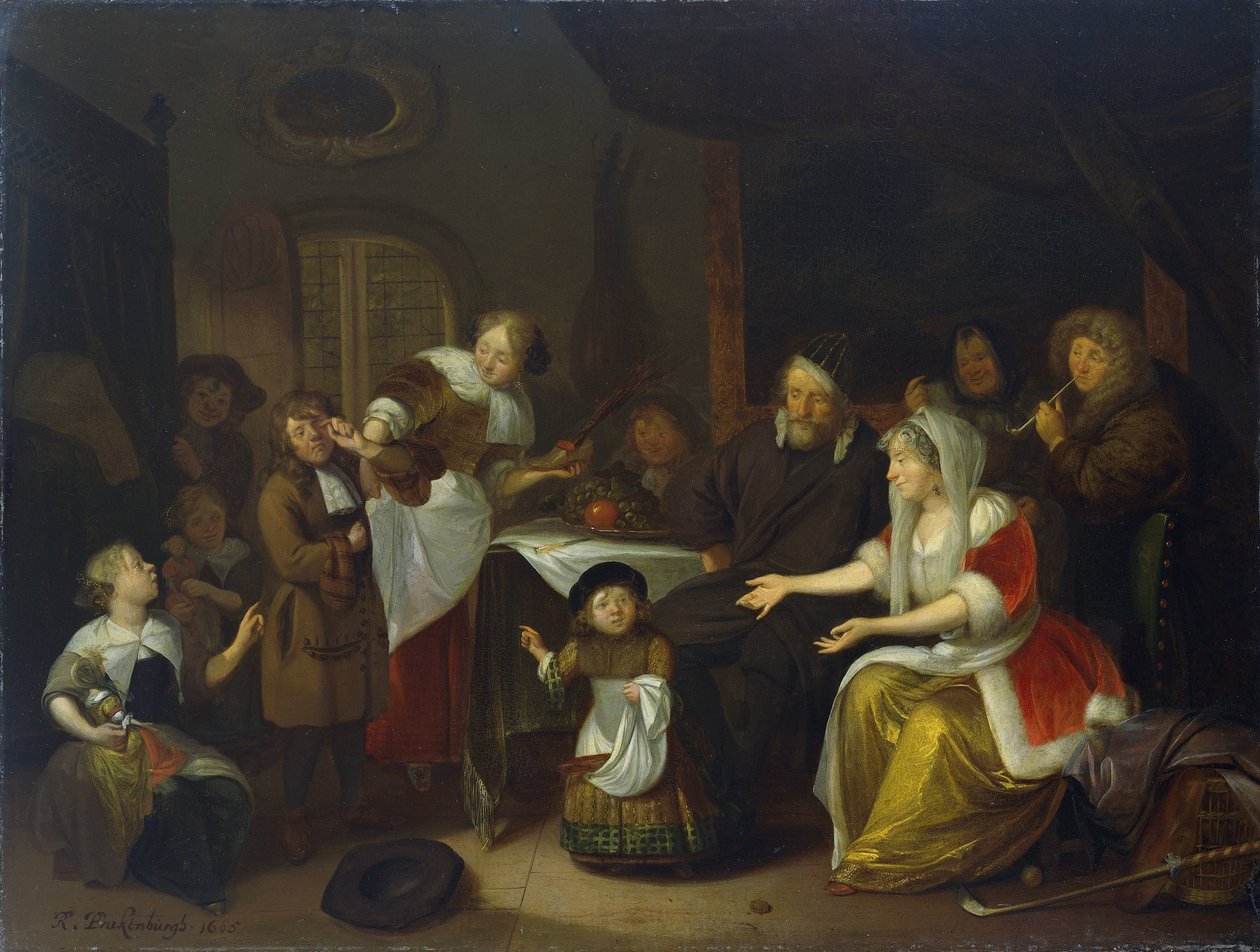 Aziz Nikolaos Bayramı by Richard Brakenburg