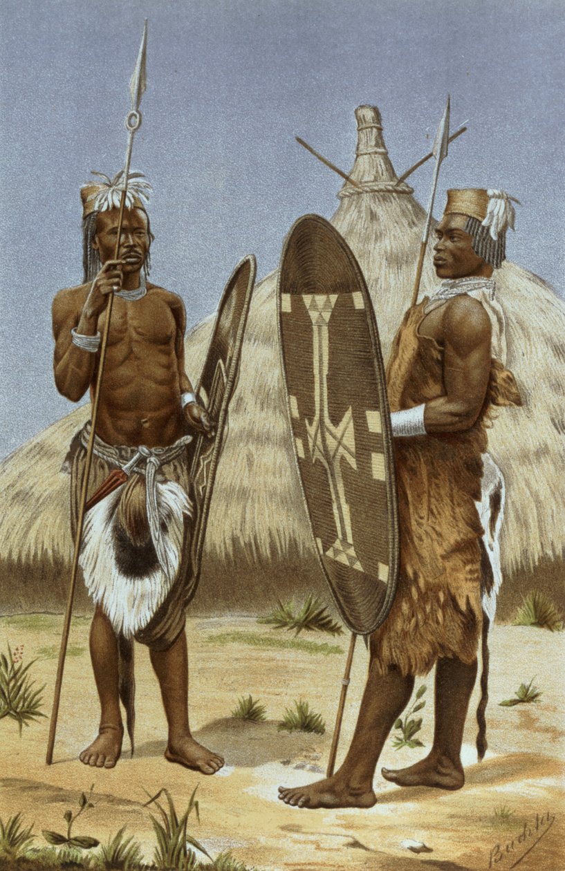 Nyam-nyam warriors, from 