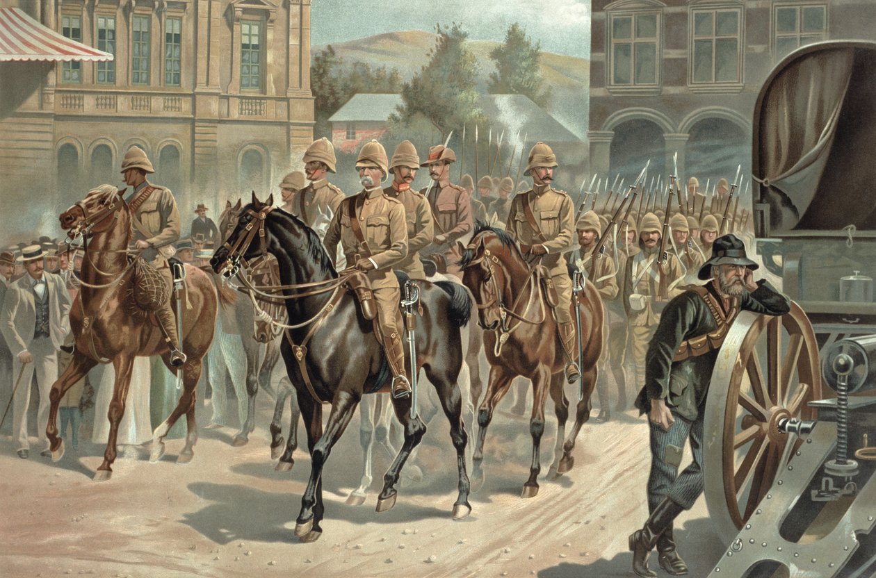 Lord Roberts'ın (1832-1914) 5 Haziran 1900'de Pretoria'ya girişi by Richard Caton Woodville