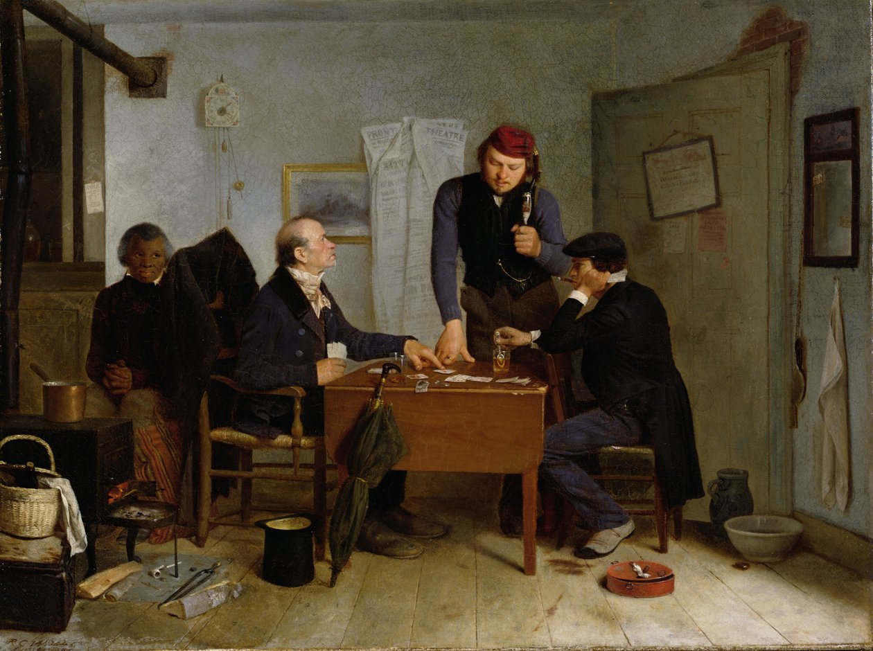 Kart Oyuncuları, 1846 by Richard Caton Woodville