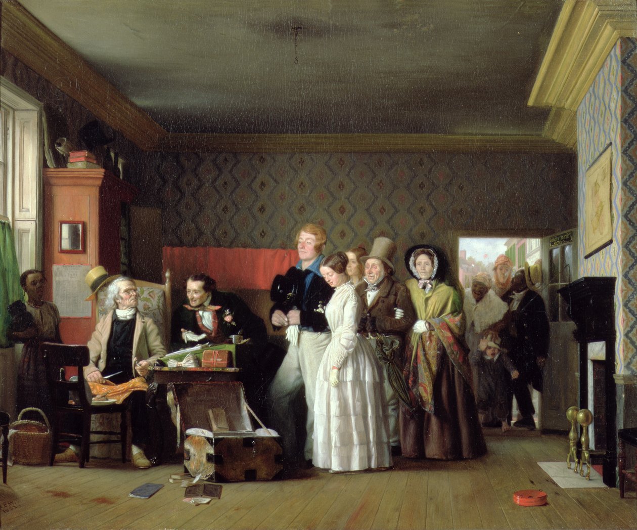 Denizcinin Düğünü, 1852 (kumaş üzerine yağlı boya) by Richard Caton Woodville