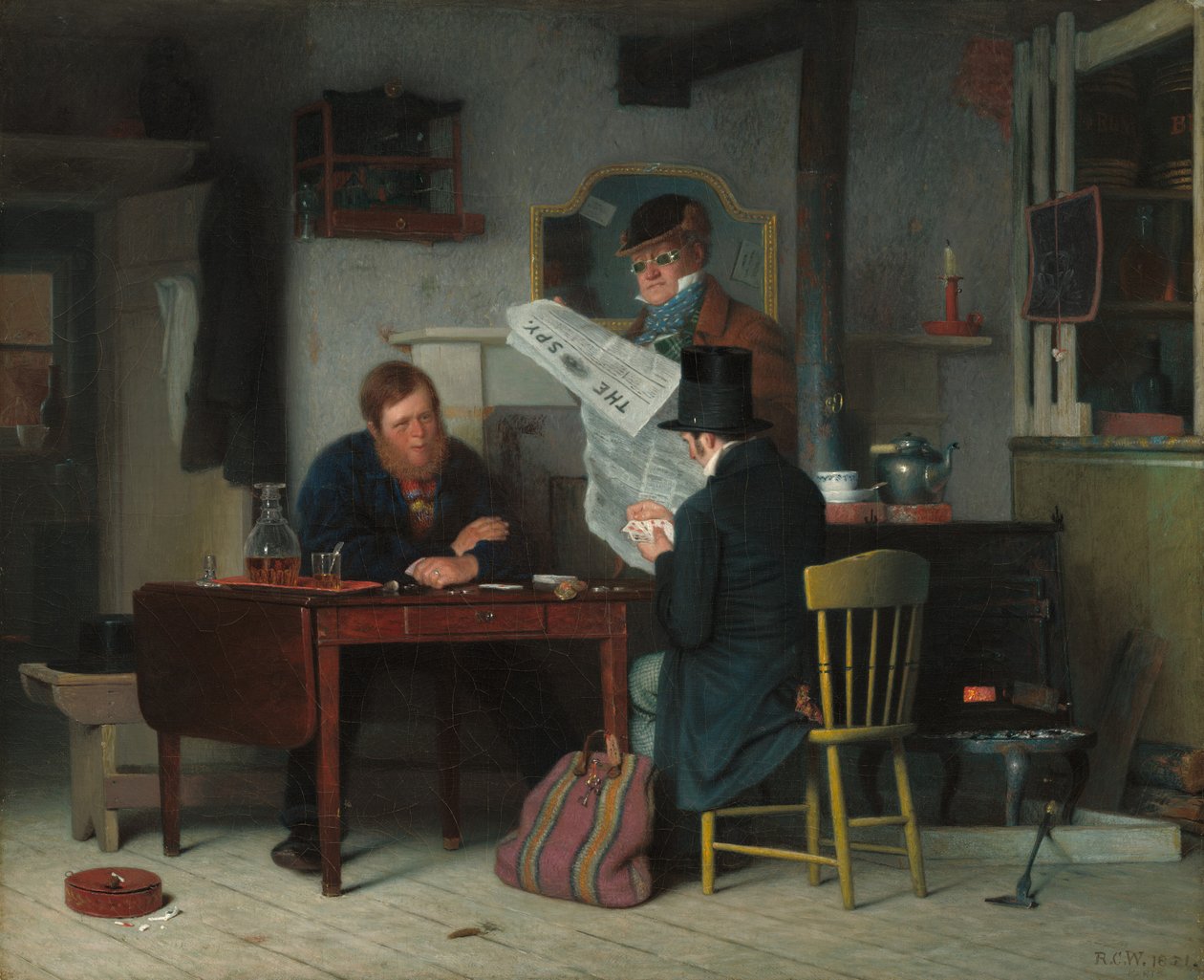 Sahneyi Beklerken, 1851. by Richard Caton Woodville