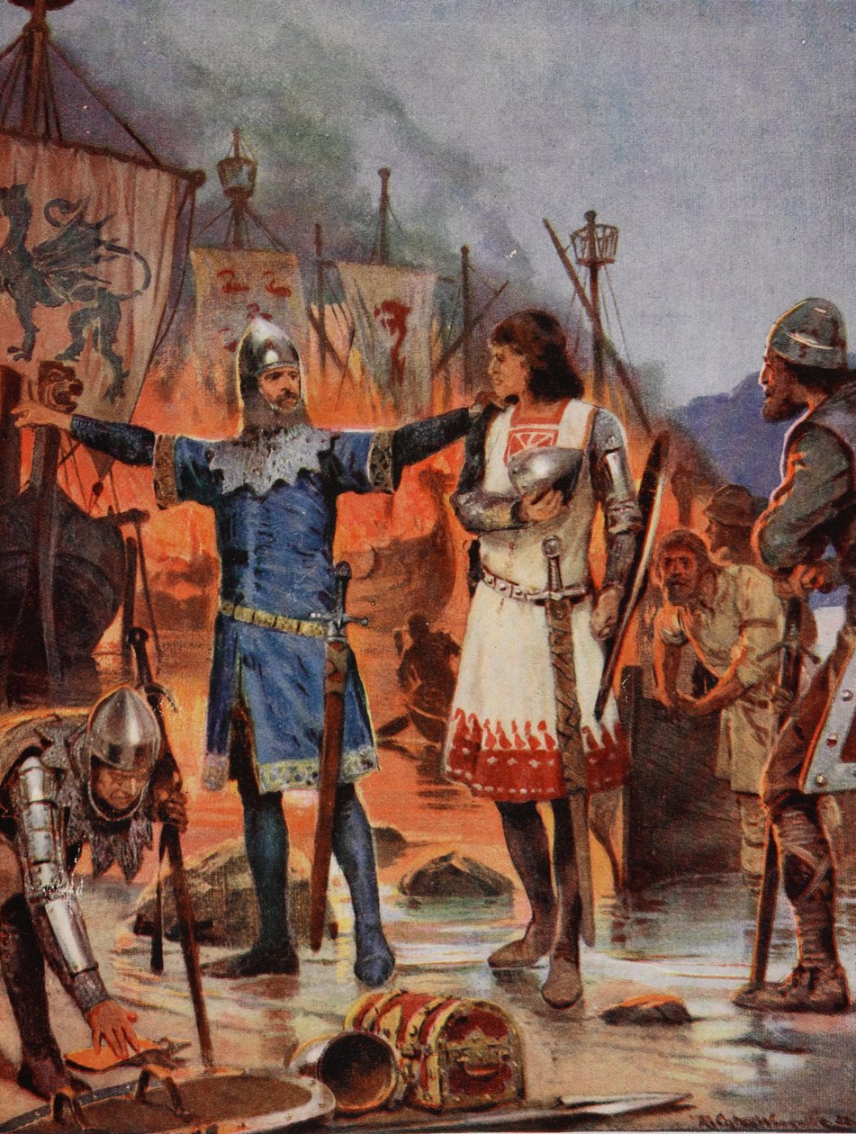 FitzStephen Teknelerini yakıyor, 1169, 