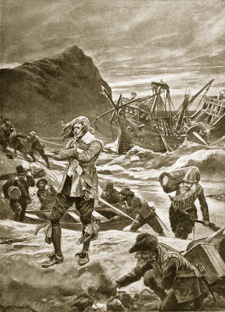 Bermudalar üzerinde harap, 1609, 