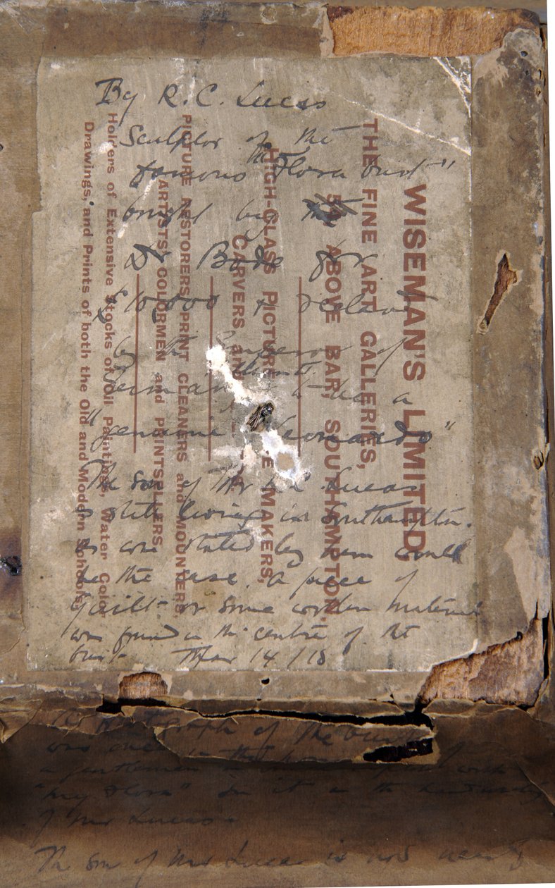 Bir kız büstünün tersi, 1850 dolayları (kalem ve mürekkep ve kağıda baskı) (bkz. 876003) by Richard Cockle Lucas
