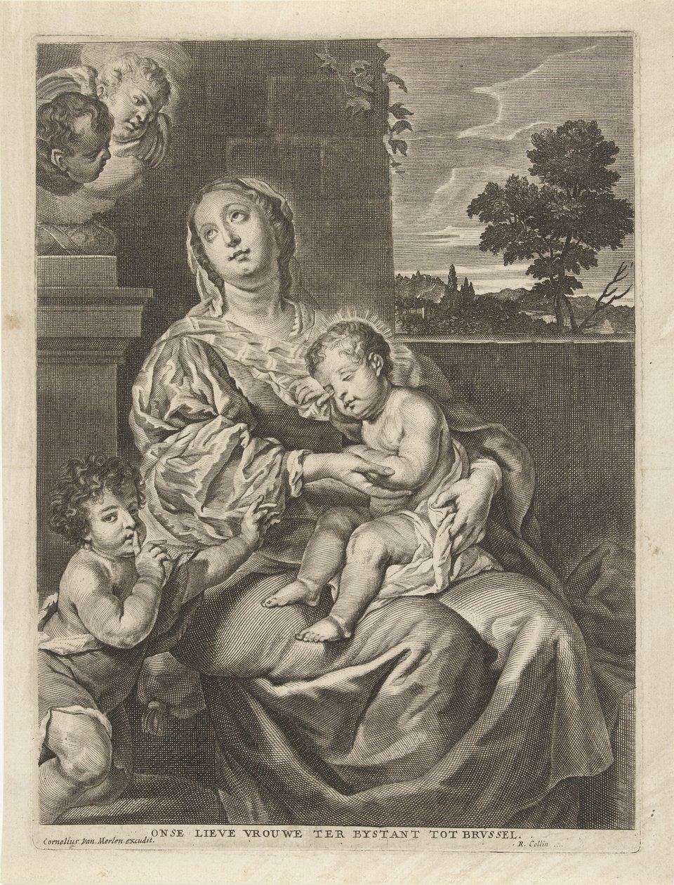 Uyuyan Çocuk ve Vaftizci Yahya ile Madonna Our Lady of the Bystant