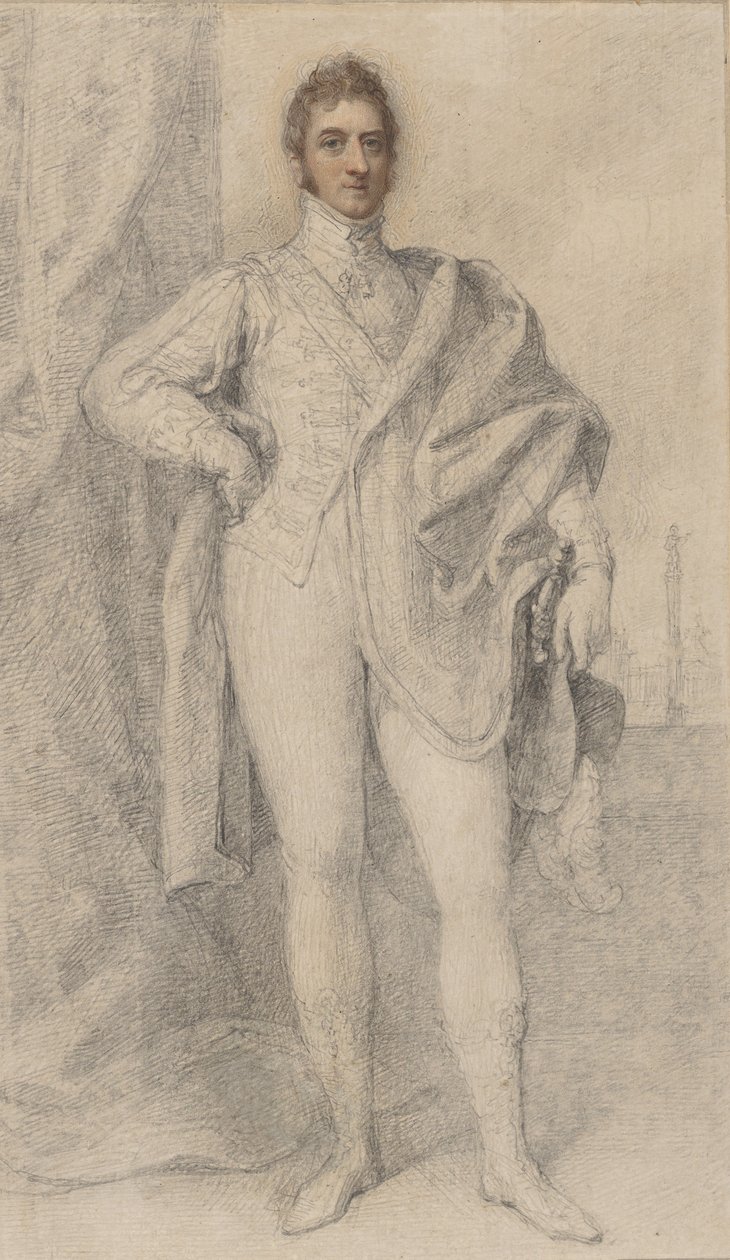 George, 5 Marlborough Dükü, Mesafede Blenheim ile, 1817-21. by Richard Cosway