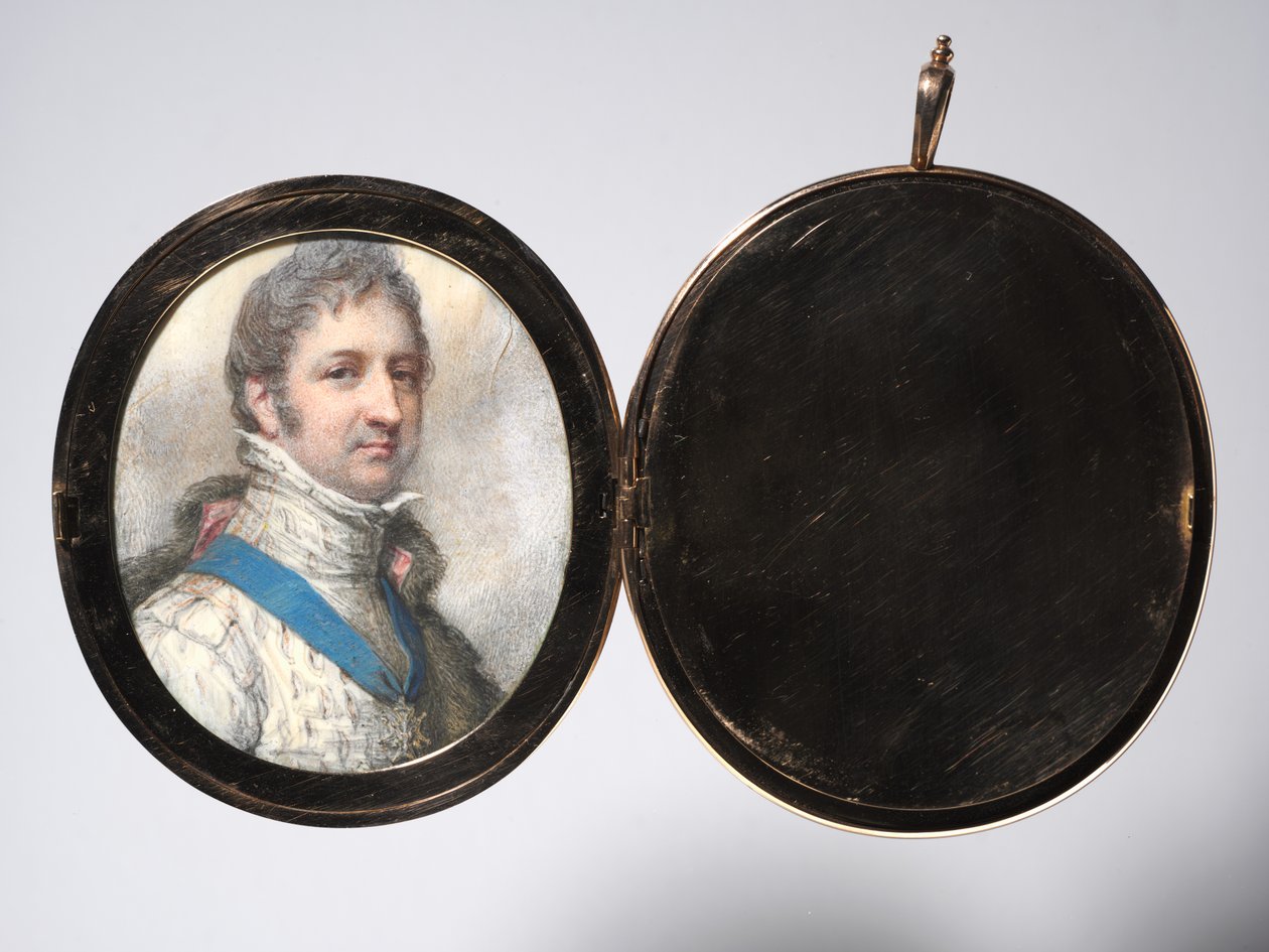 Louis-Philippe'in portresi, Orléans Dükü, daha sonra Fransız Kralı, 1804. by Richard Cosway
