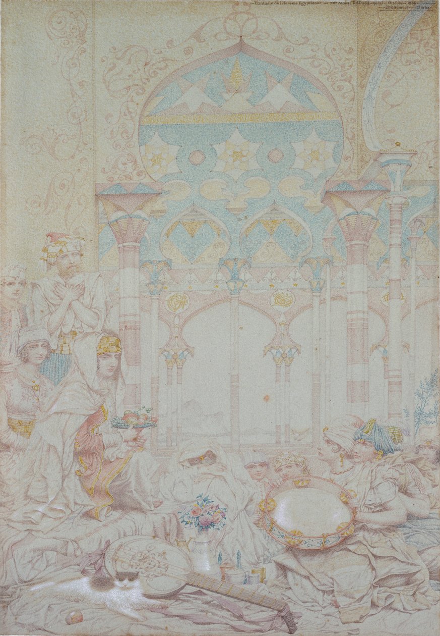 Mısır Haremi Fantazisi, 1865 by Richard Dadd
