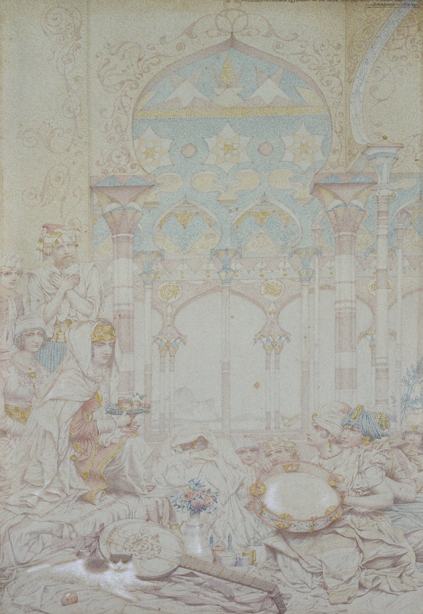 Mısır Hareminde Fantezi, 1865 by Richard Dadd