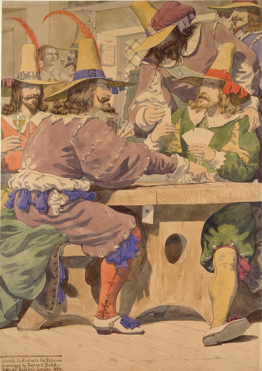 Oyun, 19. yüzyılın ortaları by Richard Dadd